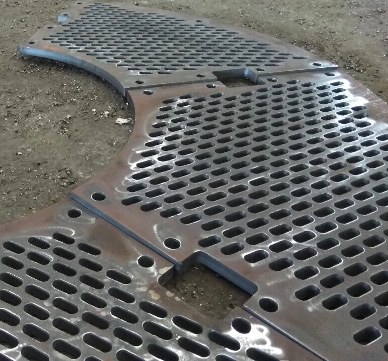 Решетки бегуна HARDOX 500*20